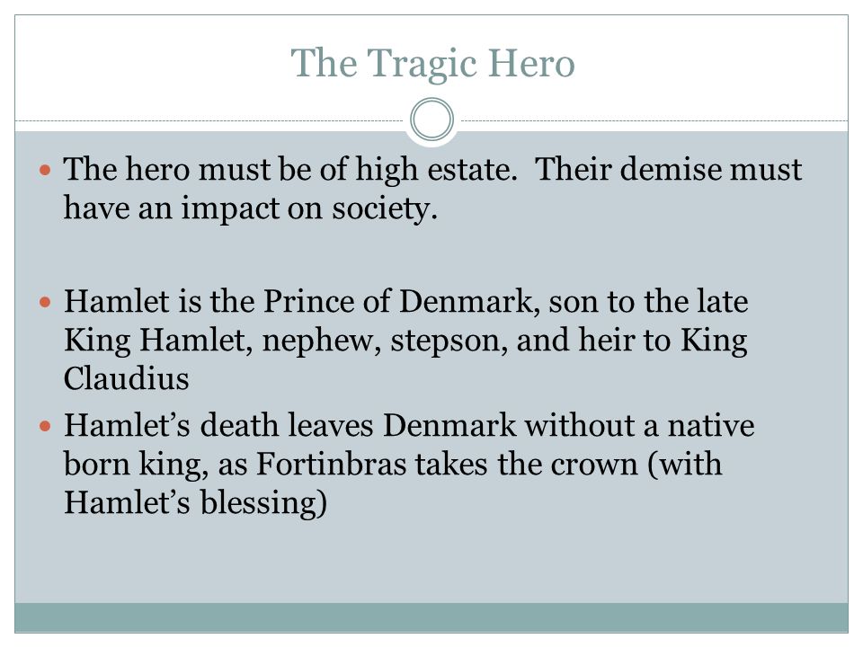 hamlet as a tragic hero