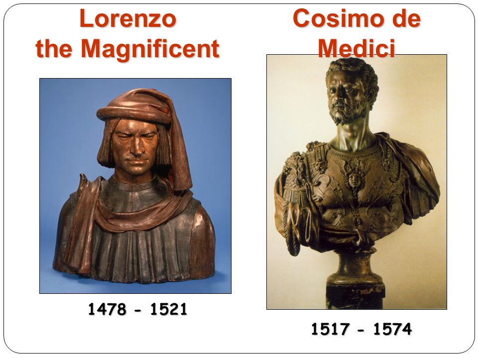Lorenzo the Magnificent Cosimo de Medici