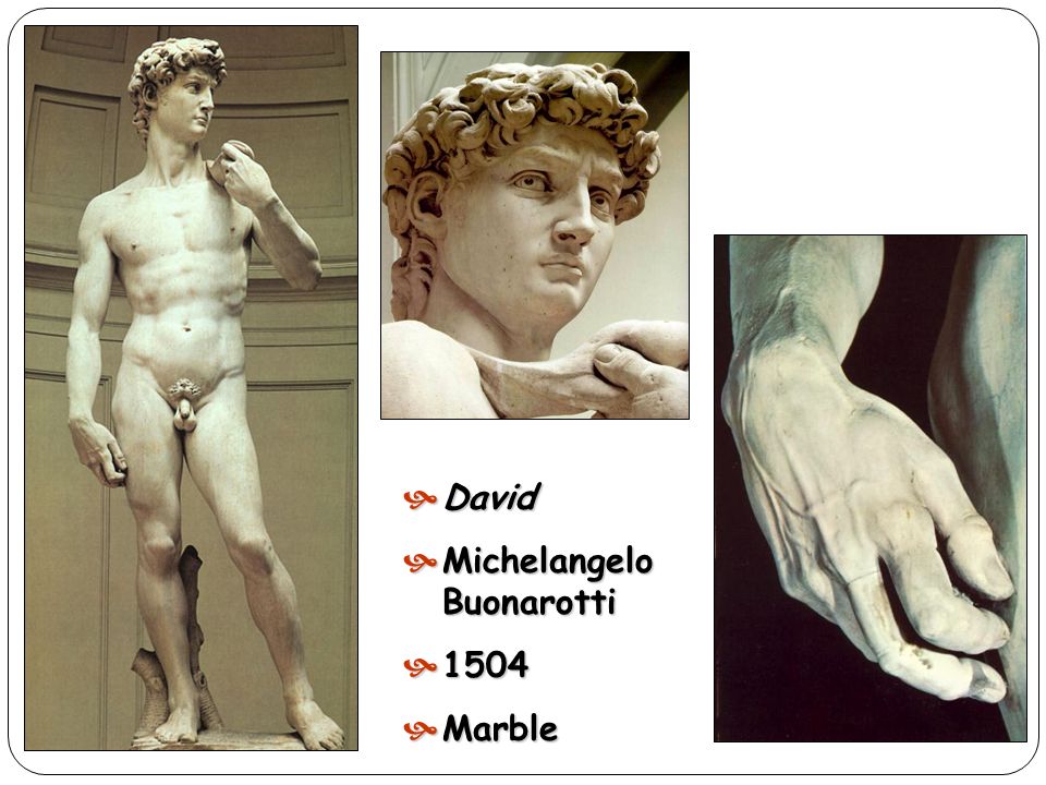 David Michelangelo Buonarotti 1504 Marble