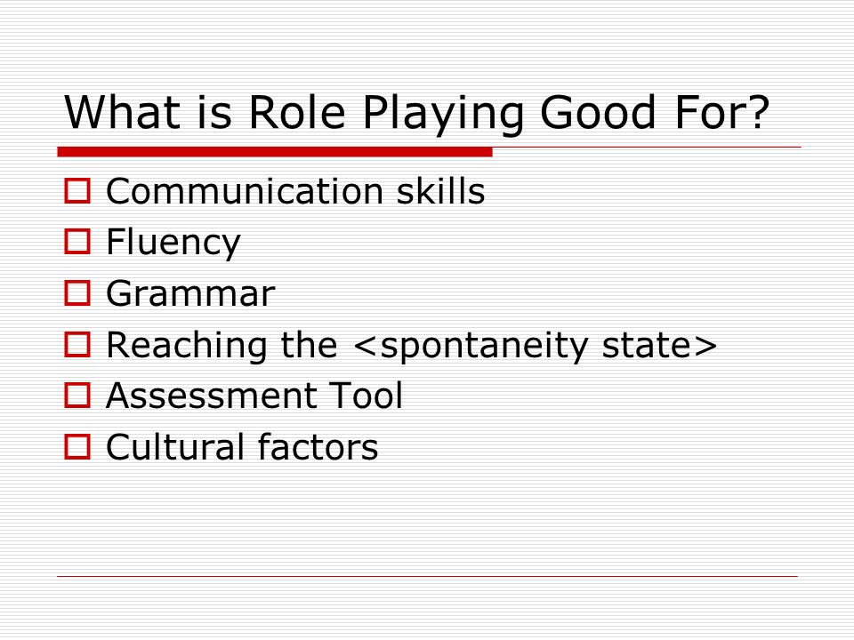Role Playing in the ESL Classroom Why and How to Use it in Your