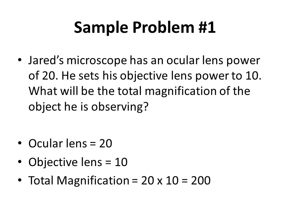 Image result for problems microscope magnification