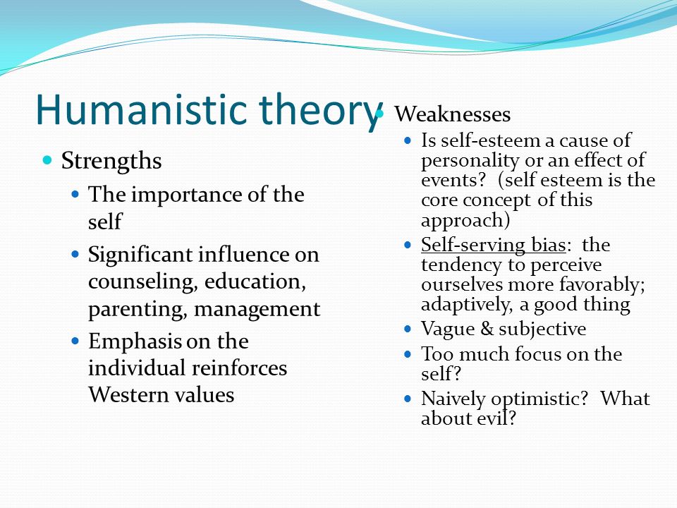 disadvantages of humanism in education humanistic psychology maslow