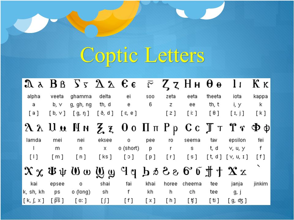Coptic Letters