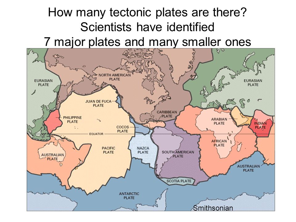 How many tectonic plates are there.