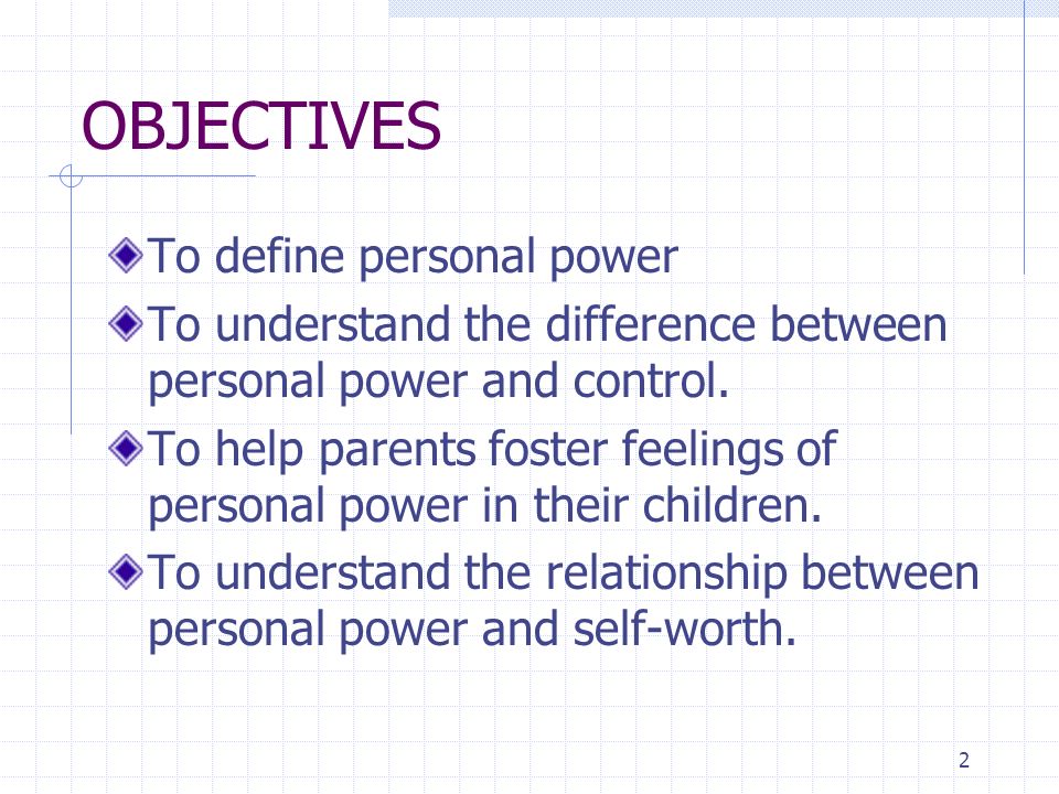 define personal power
