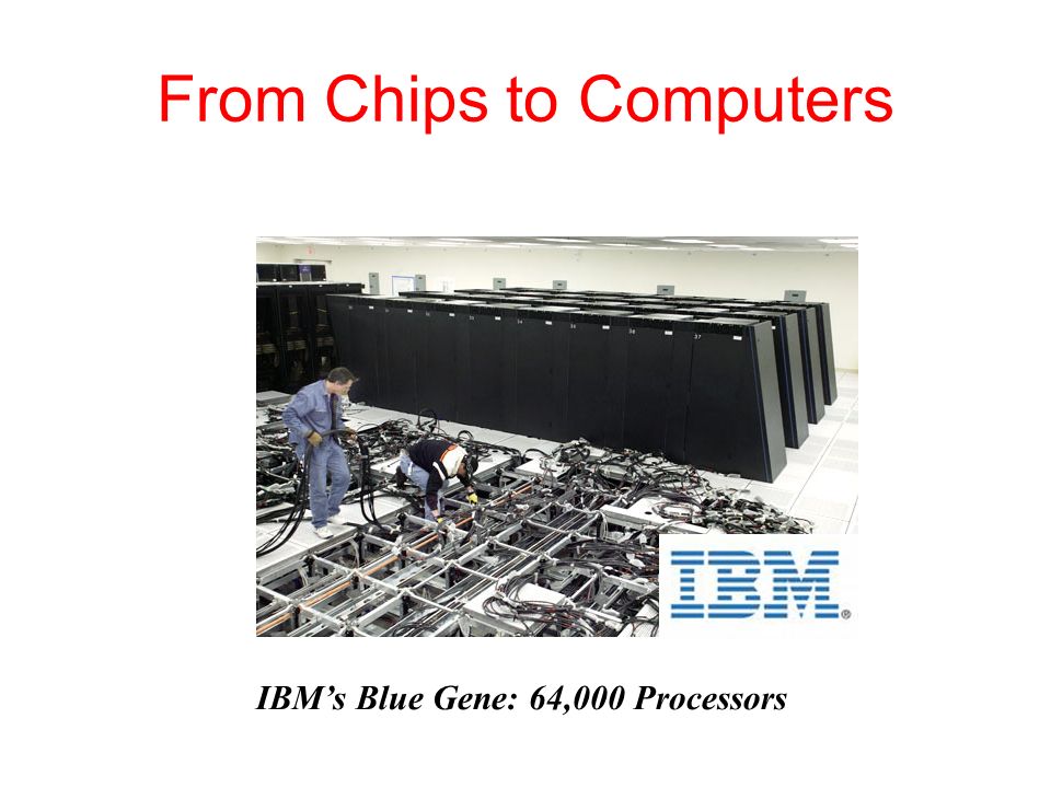 From Chips to Computers IBM’s Blue Gene: 64,000 Processors