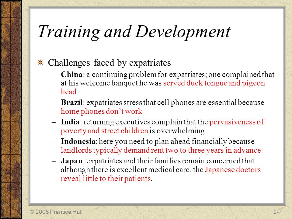 2006 Prentice Hall9 1 Chapter 9 Staffing Training And Compensation For Global Operations Powerpoint By Kristopher Blanchard North Central University Ppt Download