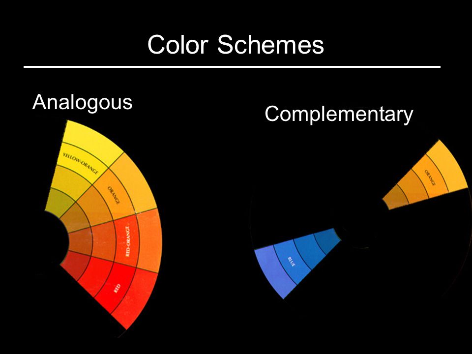 Complementary Analogous Color Schemes