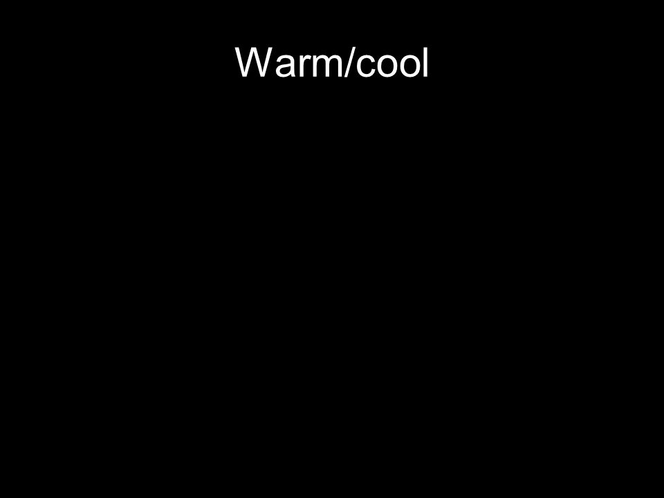 Warm/cool