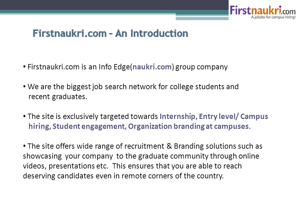 proposed solutions from firstnaukri com firstnaukri com is an info biggest job site
