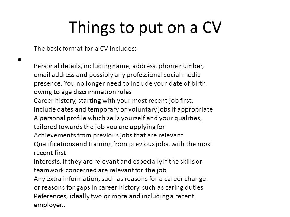 my part time job by janiene faith content things to put on a cv