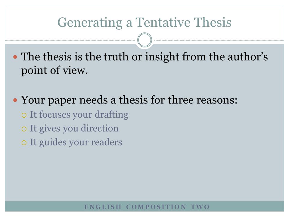 english thesis topics