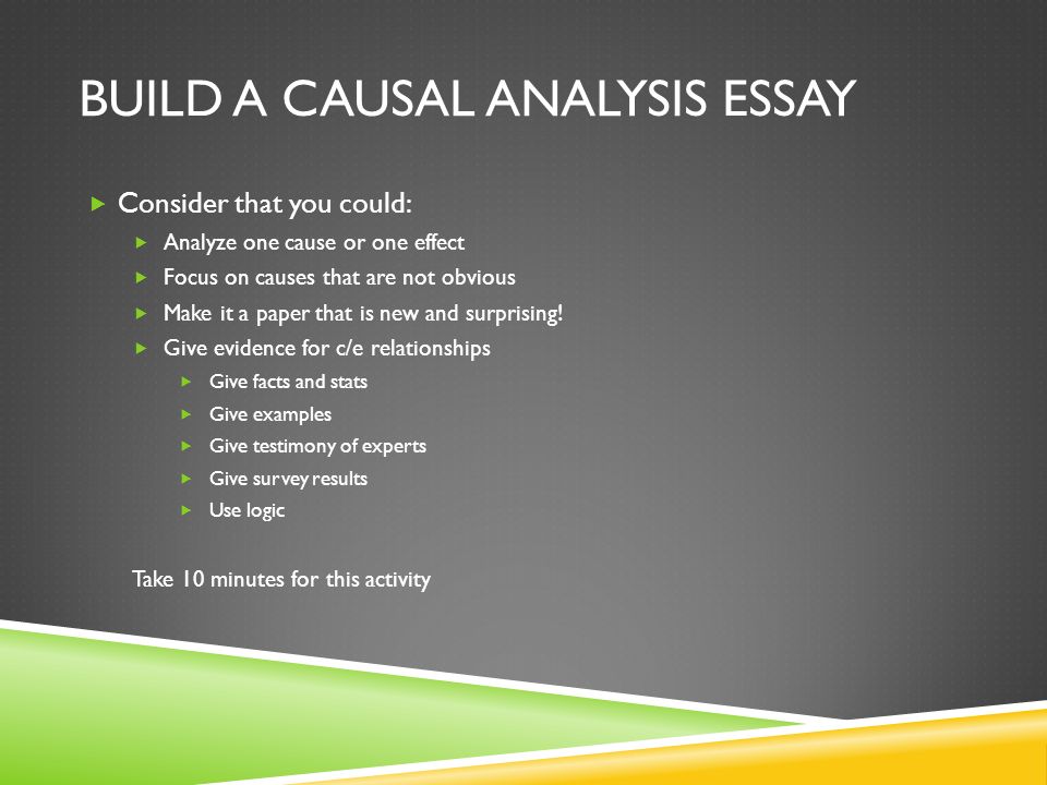 causal essay outline