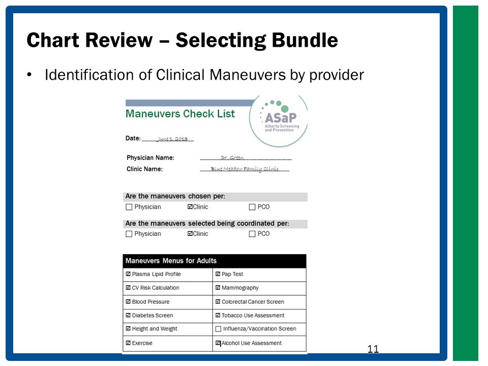 Clinical Chart Review