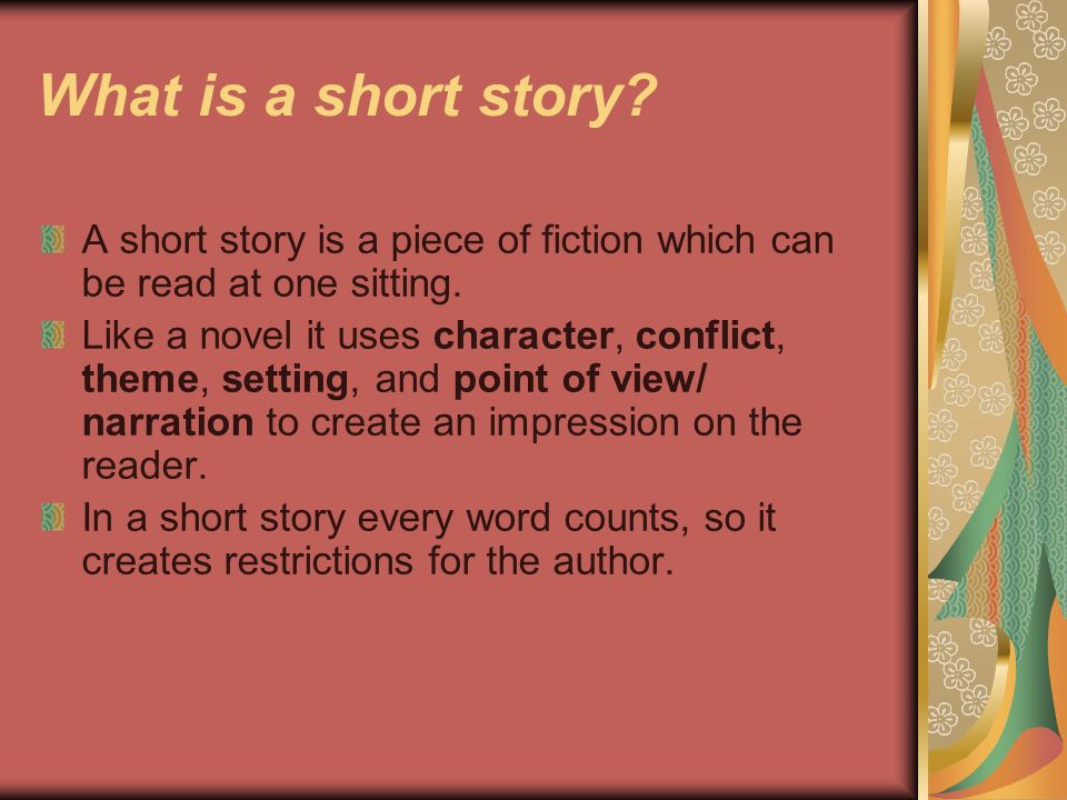 Short Stories Almost everything you need to know!. - ppt download