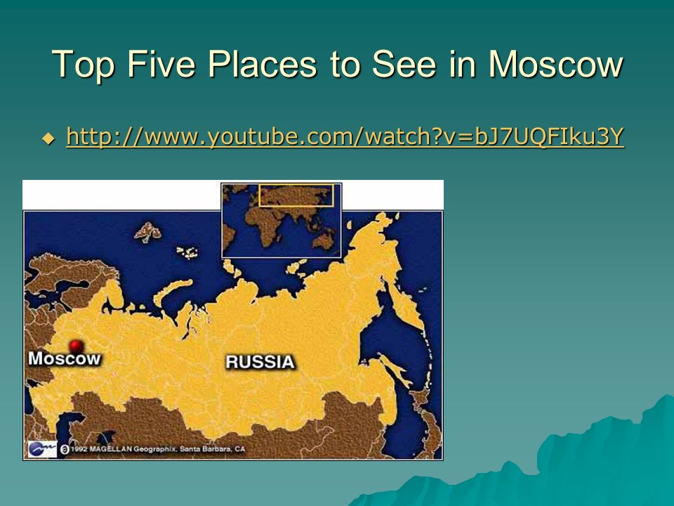 Top Five Places to See in Moscow    v=bJ7UQFIku3Y   v=bJ7UQFIku3Y