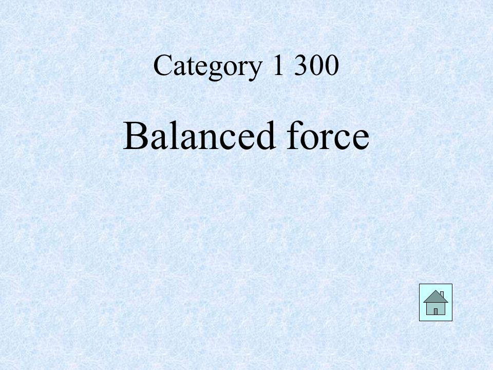 Category Balanced force