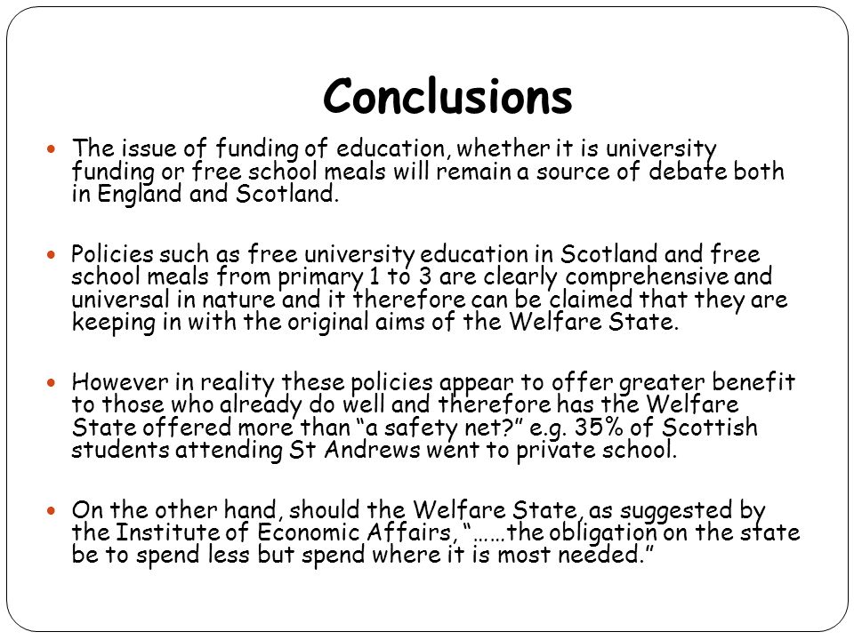 Education in the UK. Lesson Objectives I will get the opportunity to apply  my understanding of the principles of the Welfare State to the different  education. - ppt download