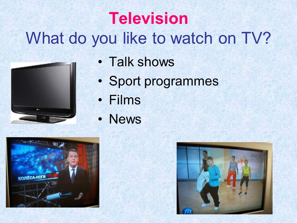 Types of programmes