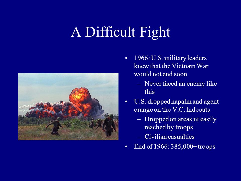The Conflict Grows Section 2 Words To Know Napalm A Sticky Gasoline Jelly Used In Bombs Agent Orange A Powerful Chemical That Kills All Plant Life Ppt Download