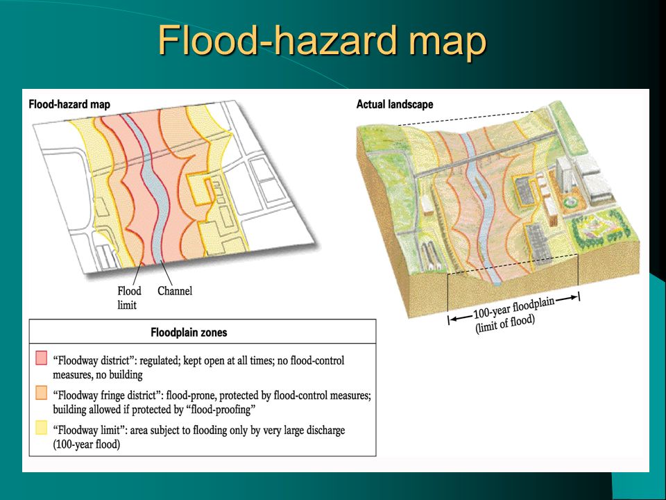 Flood-hazard map