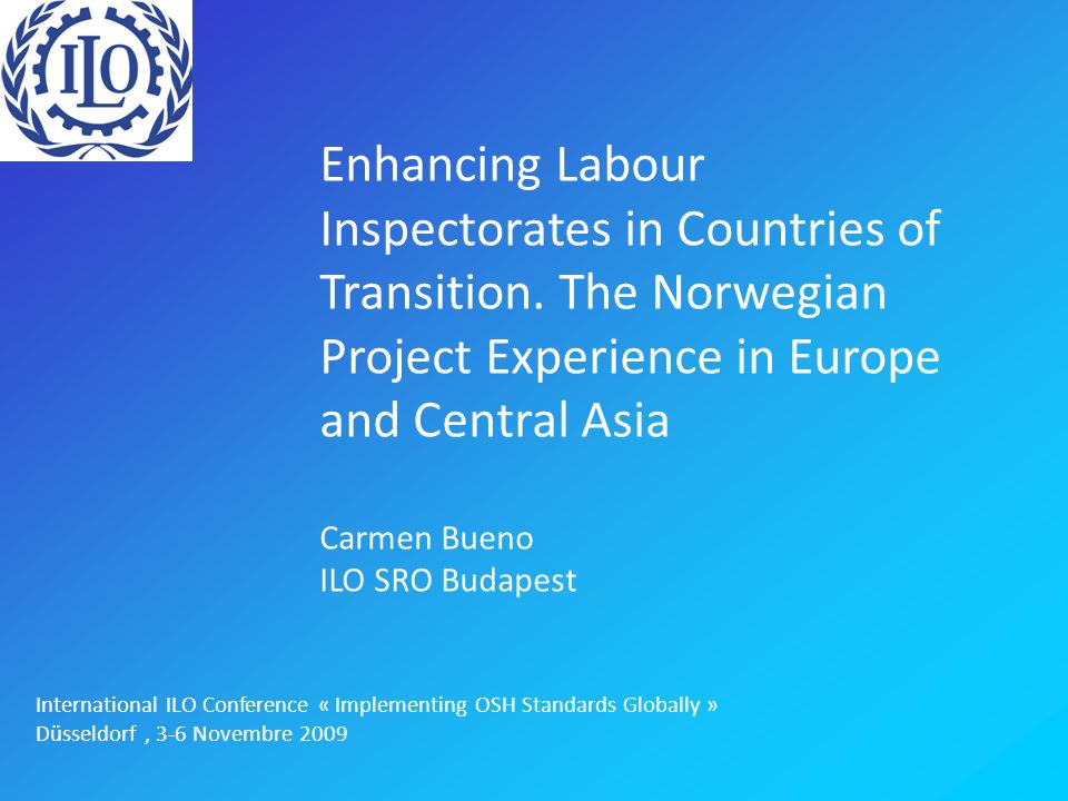 Enhancing Labour Inspectorates in Countries of Transition.