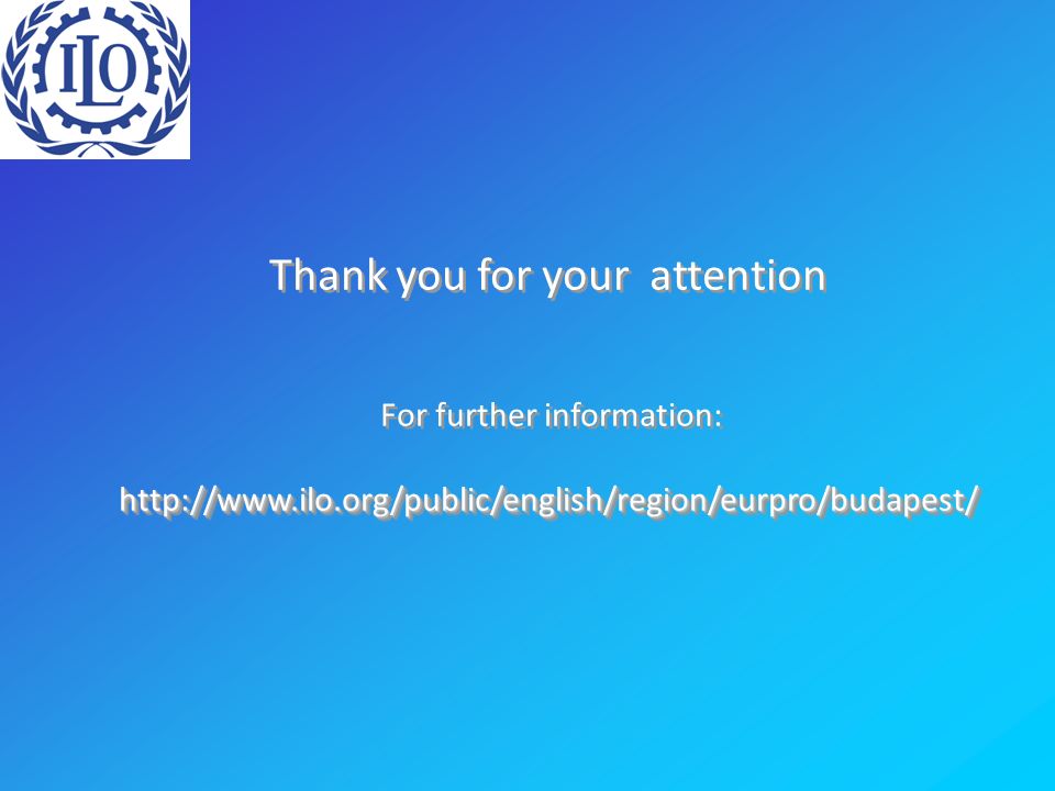 Thank you for your attention For further information:  Thank you for your attention For further information: