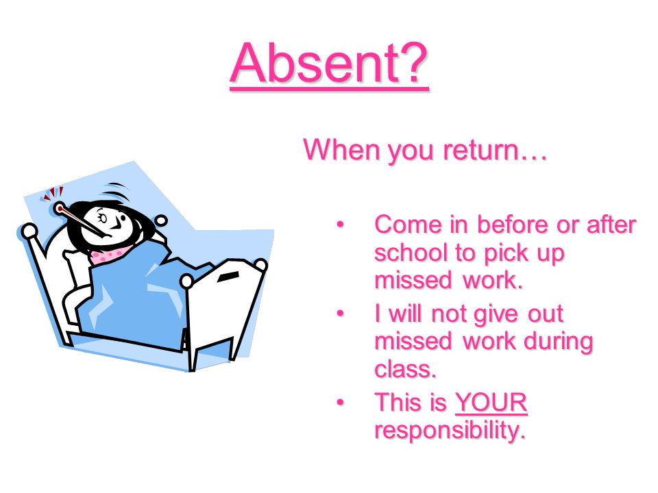 Absent.