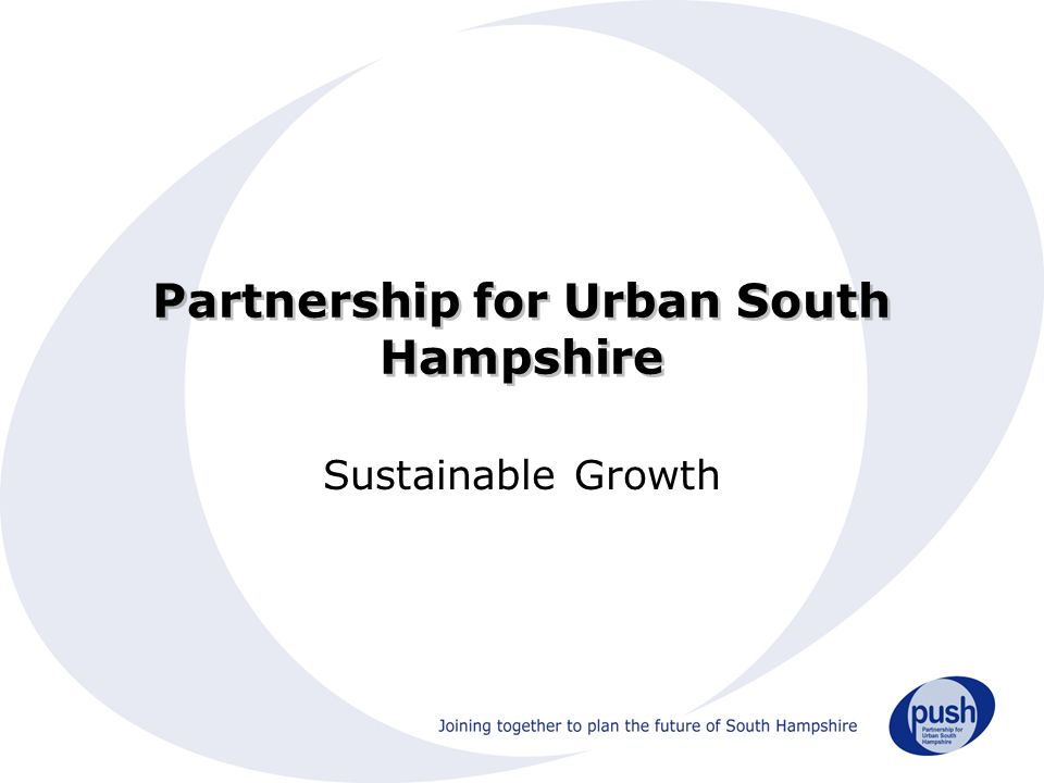 Partnership for Urban South Hampshire Sustainable Growth