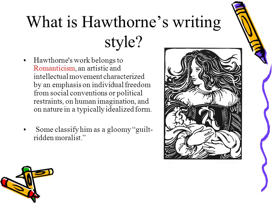 nathaniel hawthorne writing style