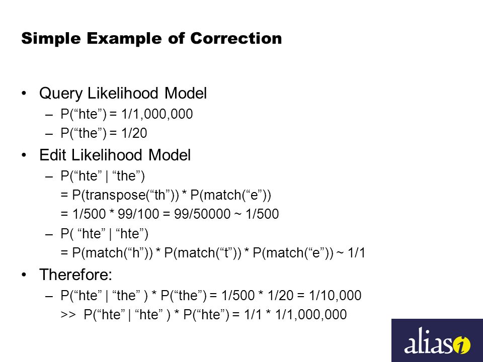 Contemporary Spelling Correction Decoding The Noisy Channel Bob ...