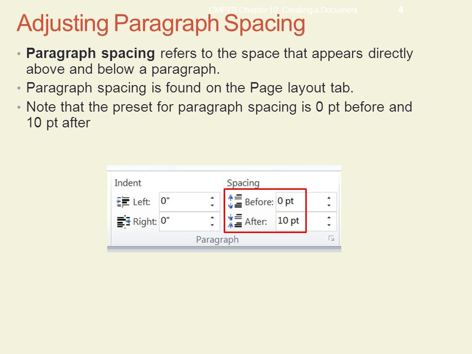 Chapter 10 Creating A Word Document Part 2 Learning Objectives Format Paragraphs Copy Formats Find And Replace Text Check Spelling And Grammar Preview Ppt Download