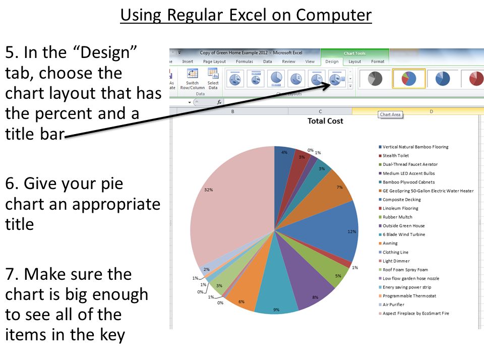 Using Regular Excel on Computer 5.