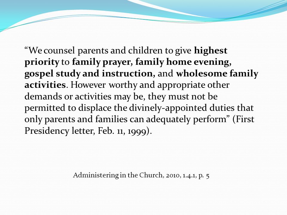 ways to spiritually strengthen your family have a family motto ex