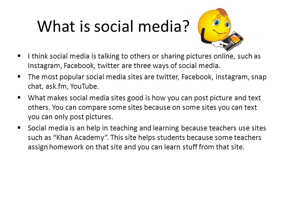 What is social media.