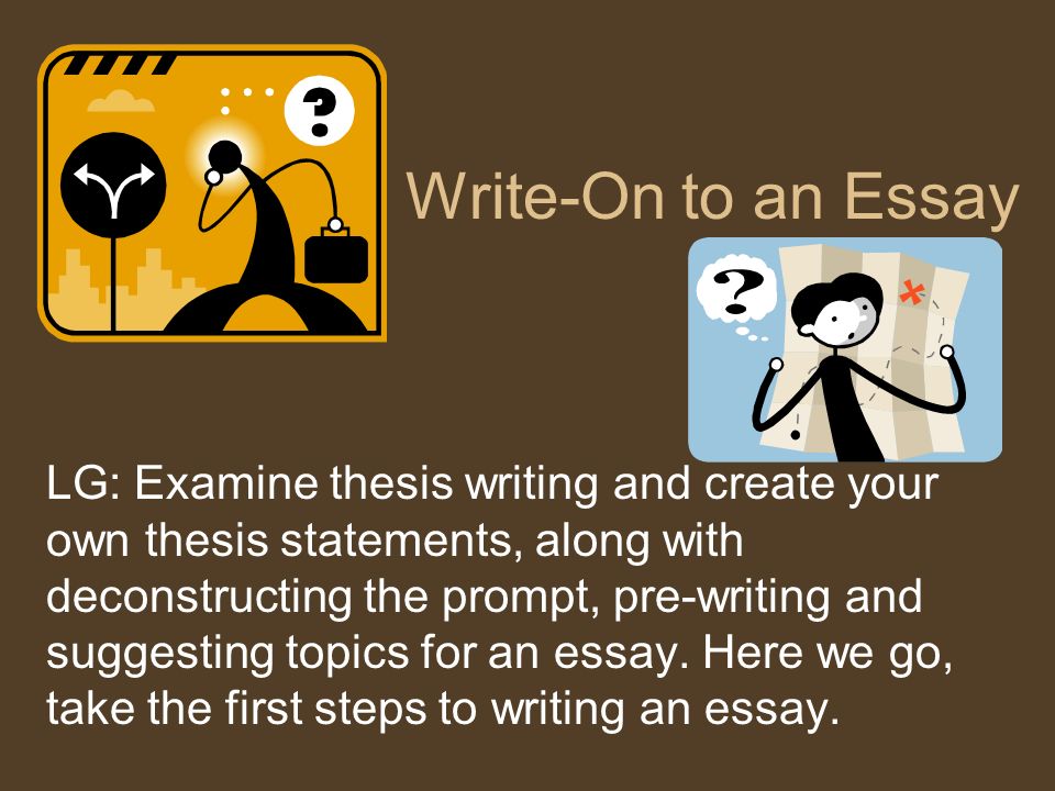 what is to examine in essay writing