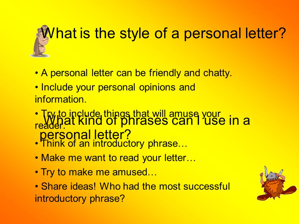 What Is A Personal Letter from images.slideplayer.com