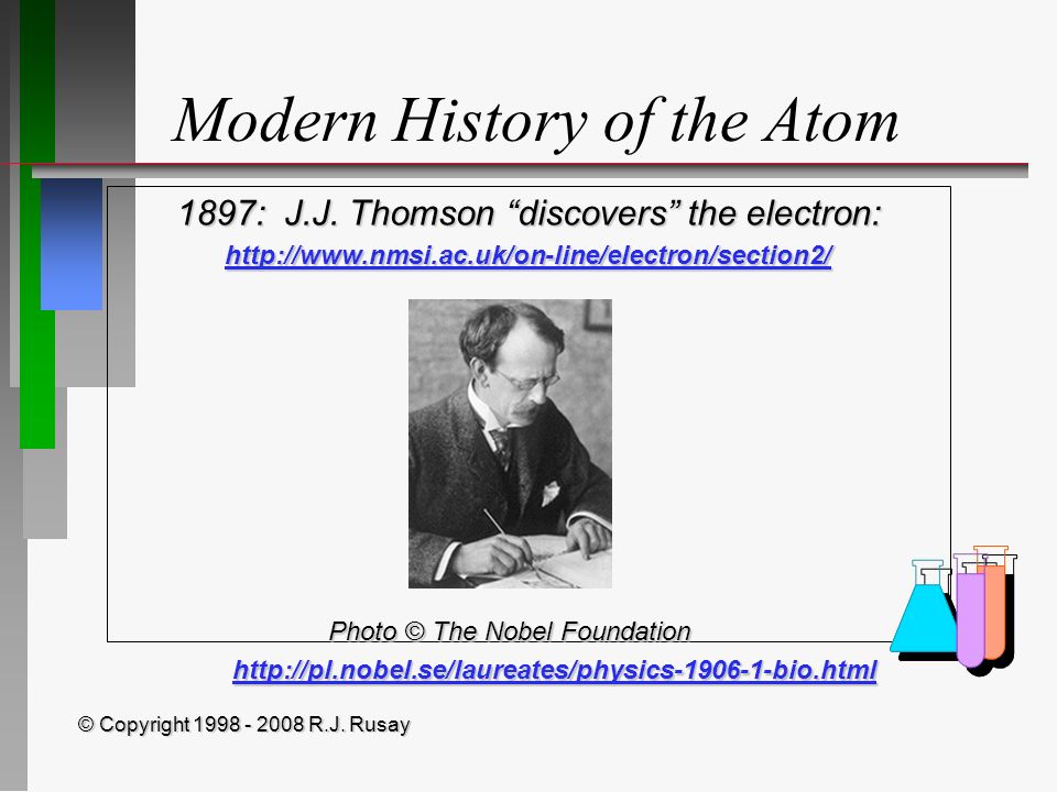 CHEMISTRY of the Atom Ernest Rutherford ( )