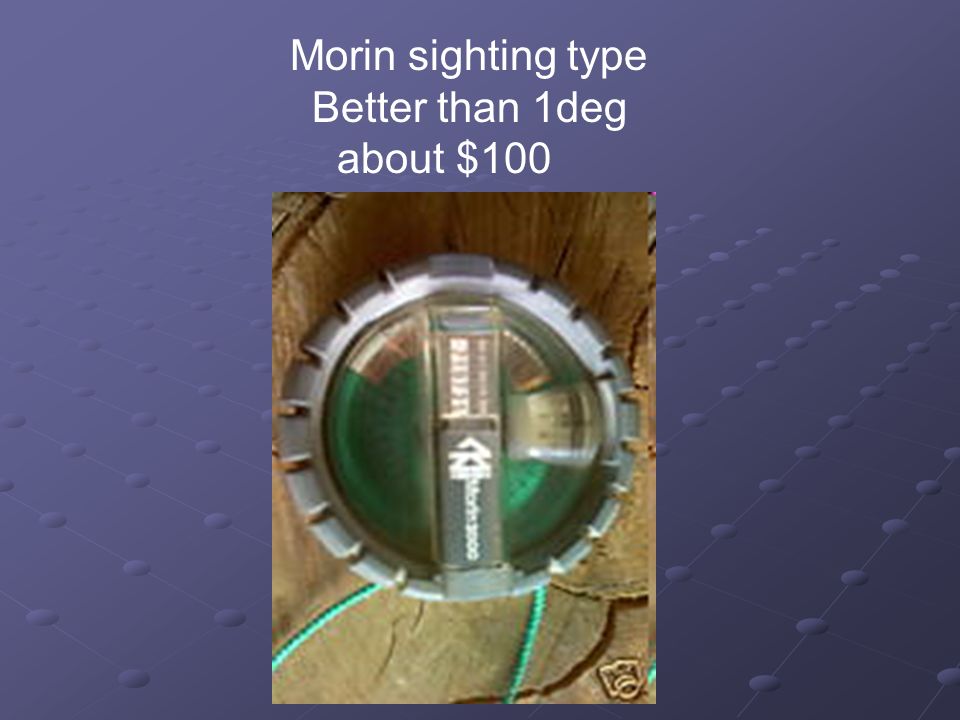 Morin sighting type Better than 1deg about $100