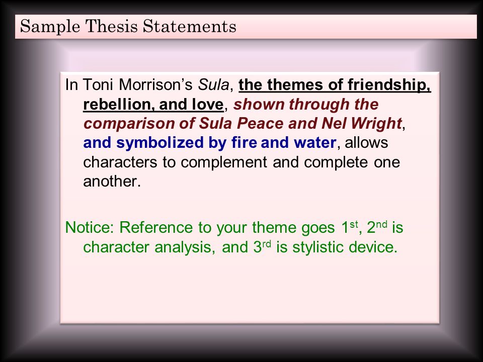 sula essential questions sula sparknotes