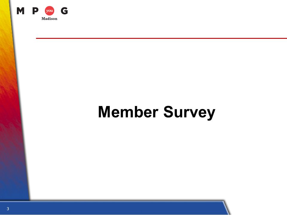 3 Member Survey
