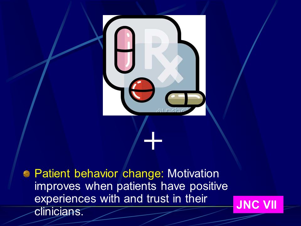 Patient behavior change: Motivation improves when patients have positive experiences with and trust in their clinicians.