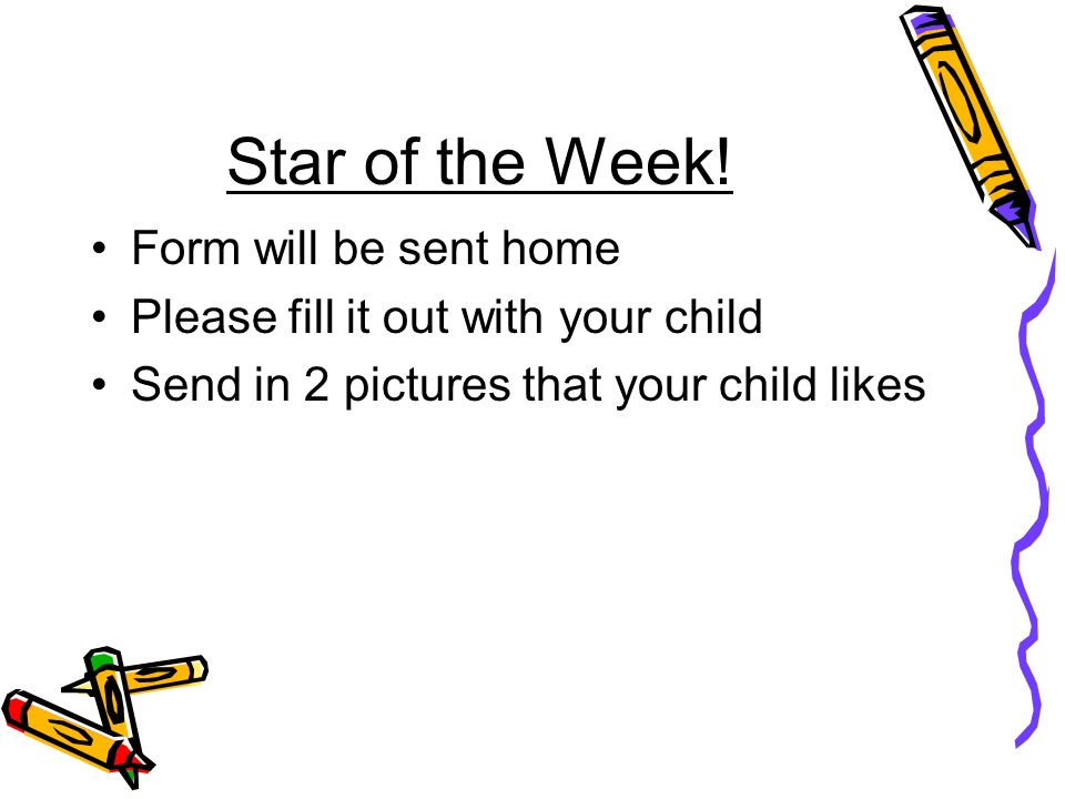 Star of the Week.