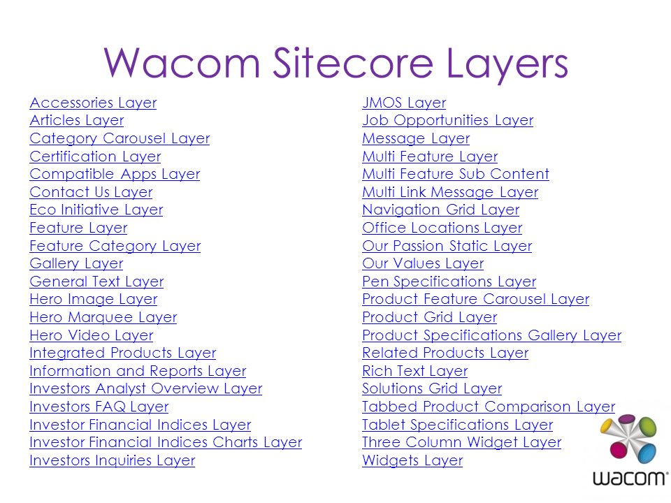 Wacom Stylus Compatibility Chart