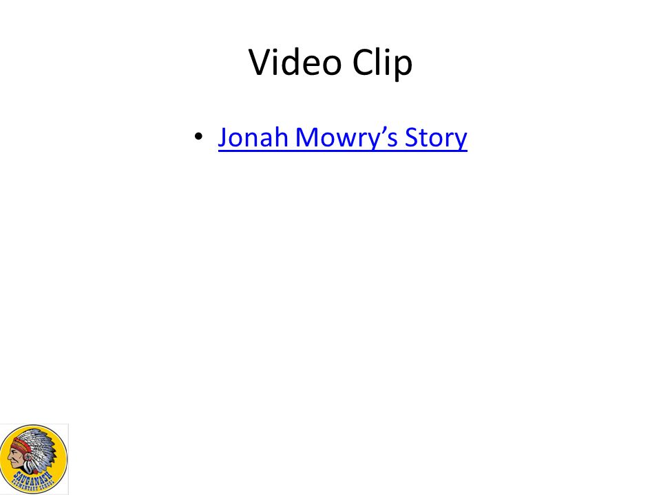 Video Clip Jonah Mowry’s Story