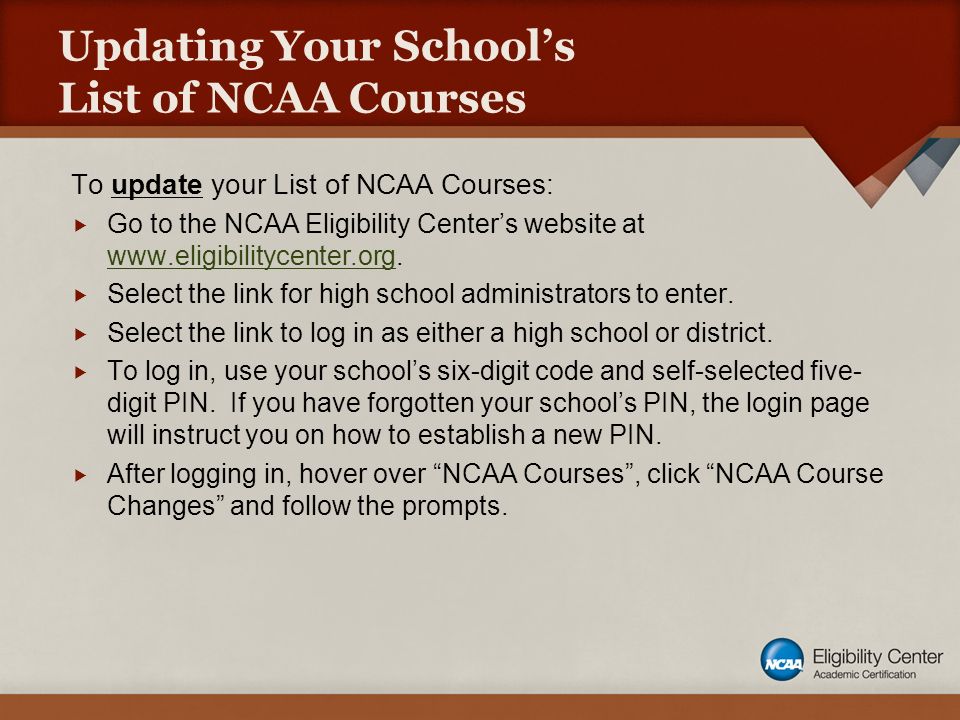 Nescas Updated List Of Special >> Your Path To The Student Athlete Experience For High School Nescas Updated List Of Special >> Your Path To The Student Athlete Experience For High School