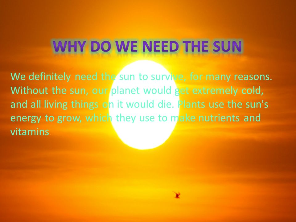 why is the sun important to earth