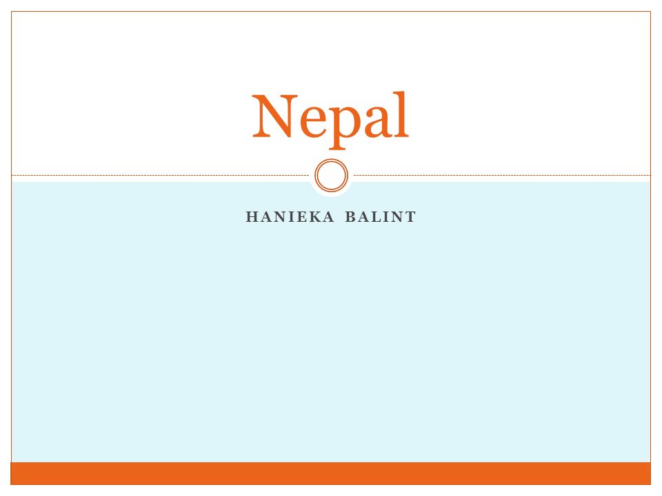 HANIEKA BALINT Nepal