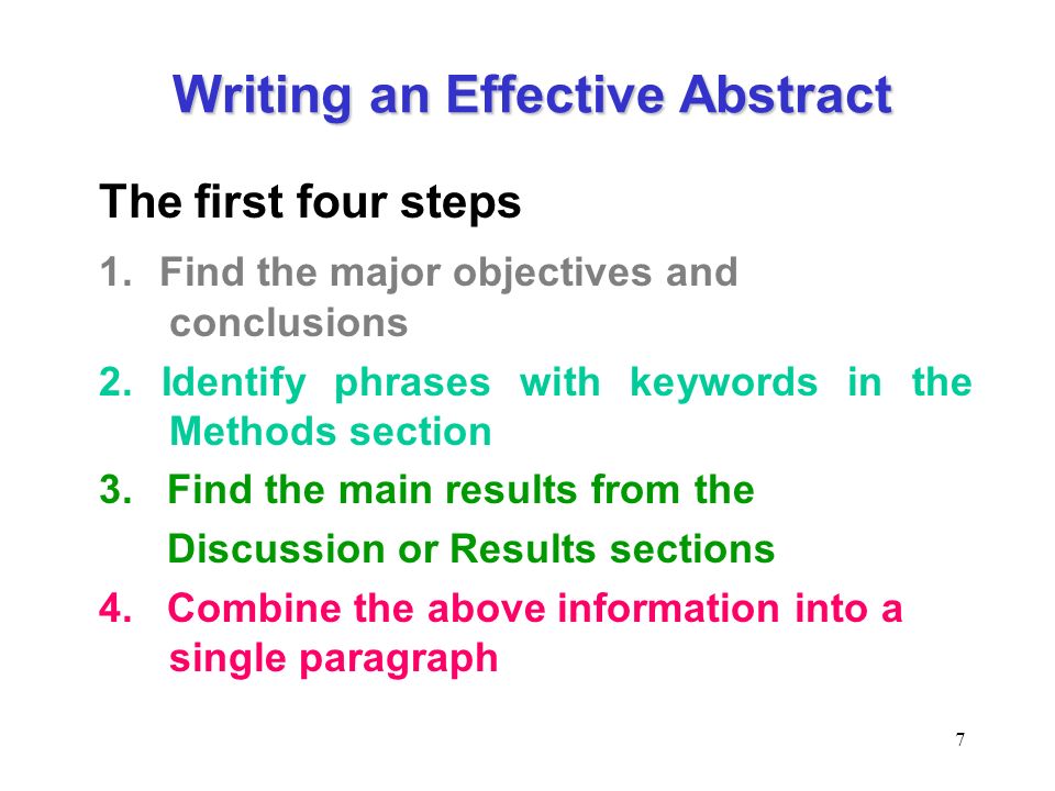 1 Writing Chemical Research Papers Abstracts Keywords And Highlights Ppt Download