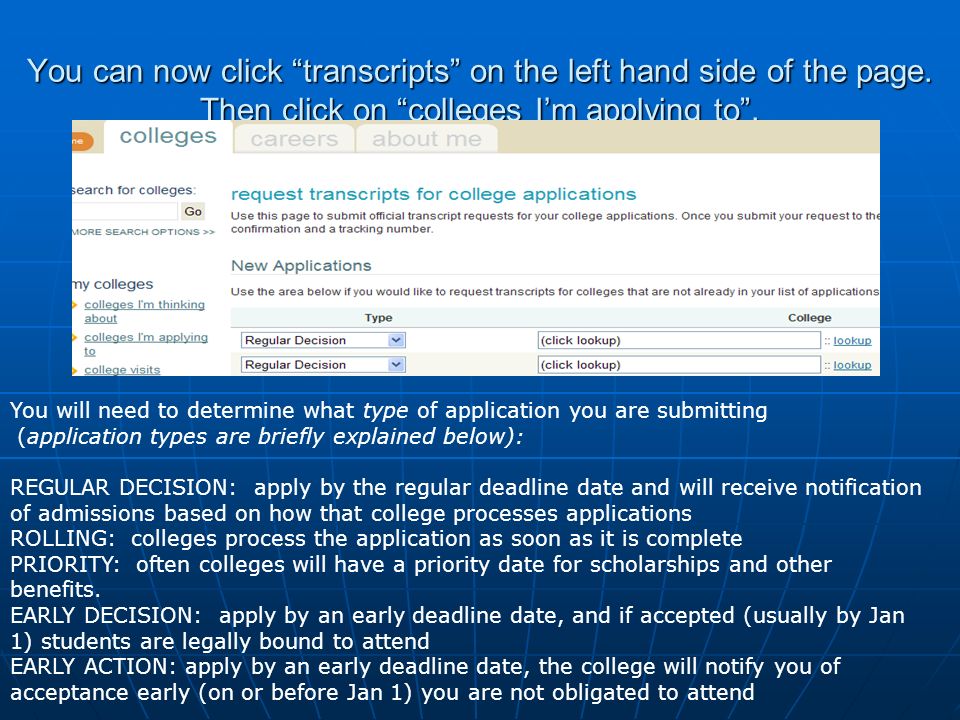 You can now click transcripts on the left hand side of the page.